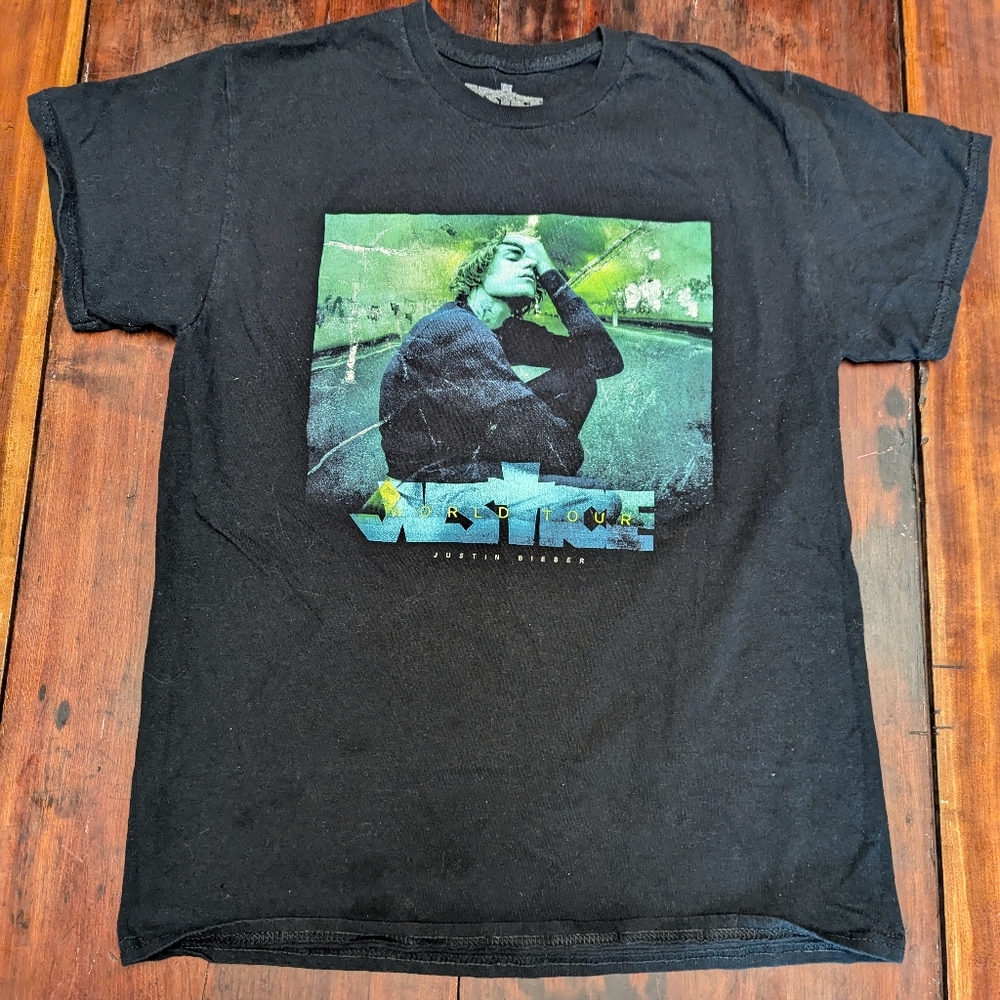 Justin Bieber Justice World Tour T Shirt